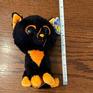 Ty Beanie Boo moonlight, cat stuffed animal with tags